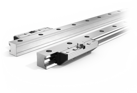 Linearführung: Rollenschuhpaar / Einzelschienenpaar