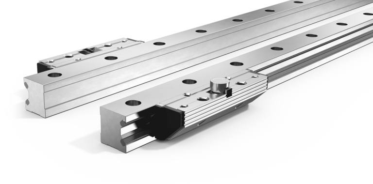 Linearführungen: Rollenschuhe und Einzelschienen