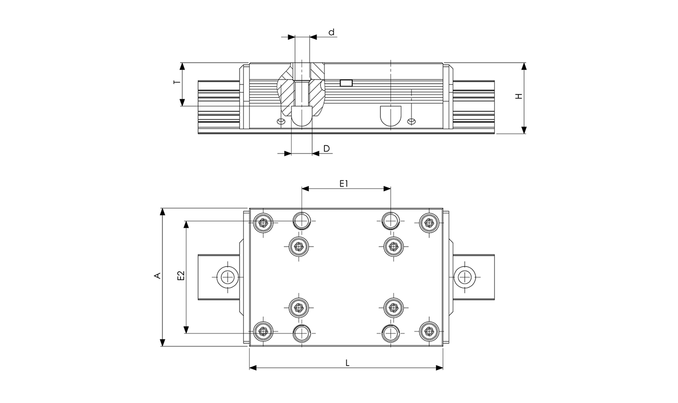 Cassette pour montage par le bas