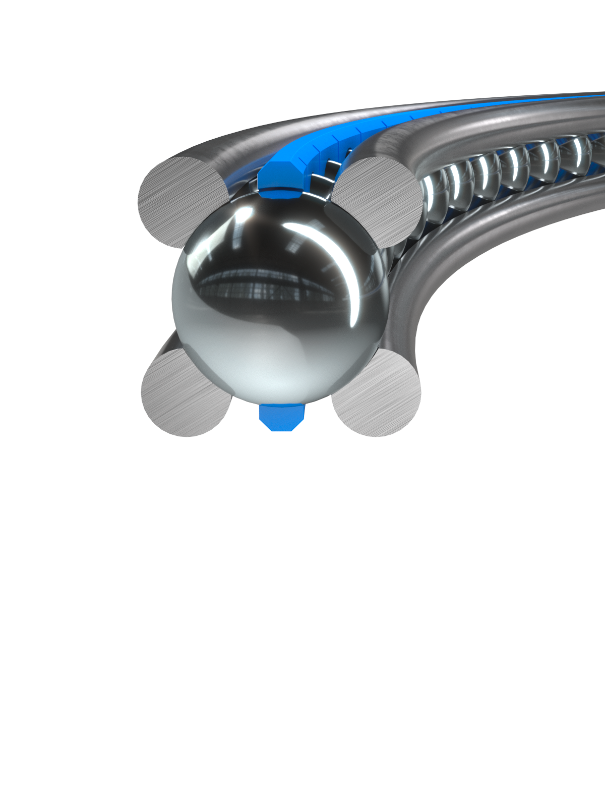 Roulements sur joncs